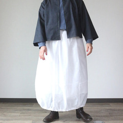 着物リメイク　渦巻きと亀甲大島紬ボレロ 10枚目の画像