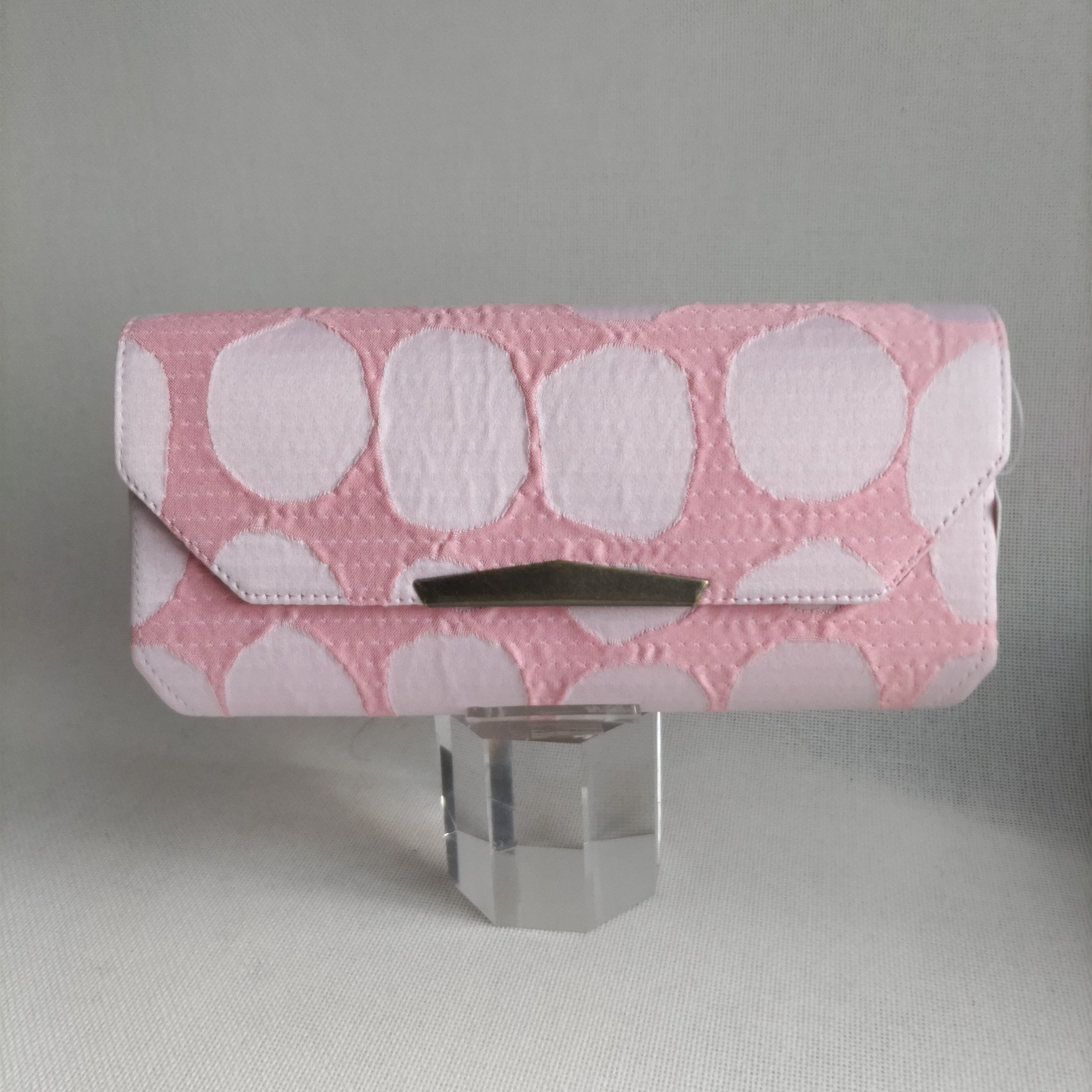 イタリア生地ピンクの長財布