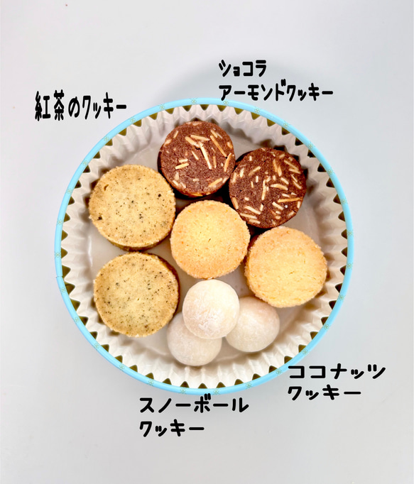 お誕生日やお礼ギフトに♡コスメアイシングクッキー缶 2枚目の画像