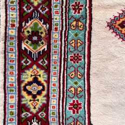 ●送料無料●トライバルラグ【トルクメン】No.58570　玄関マット・リビング・ベッドサイド 8枚目の画像