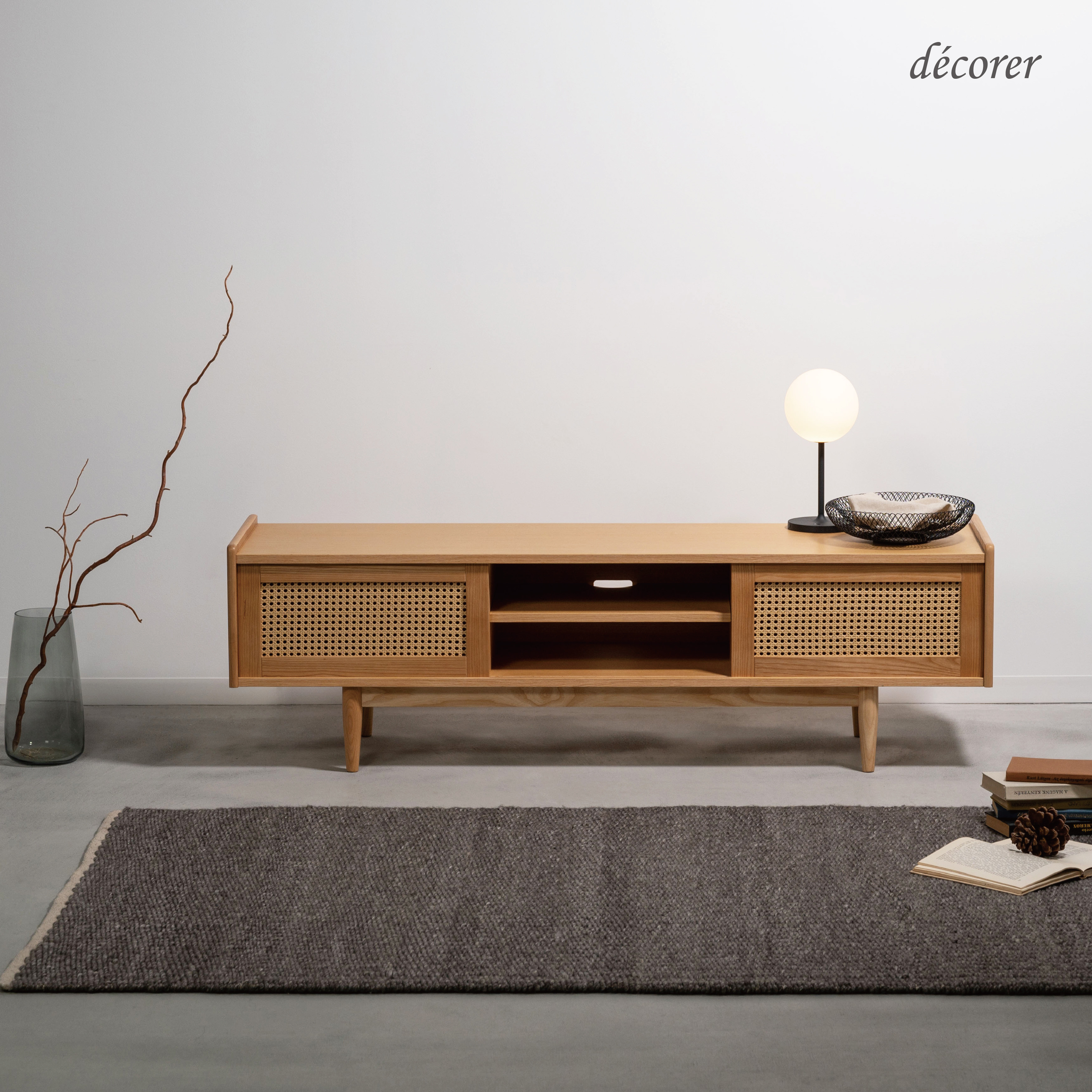 ラタン製六角形大型テレビ台 ラタン製六角形大型テレビ台 ラタン製六角形大型テレビ台 ラタン製