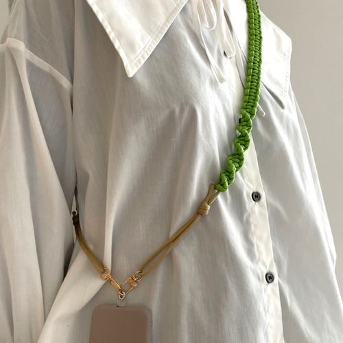 スマホショルダー パラコード スマホショルダー ストラップ ハンド