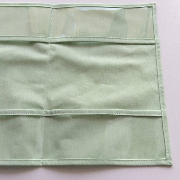 刺繍糸収納ポケット (グリーン) 4枚目の画像