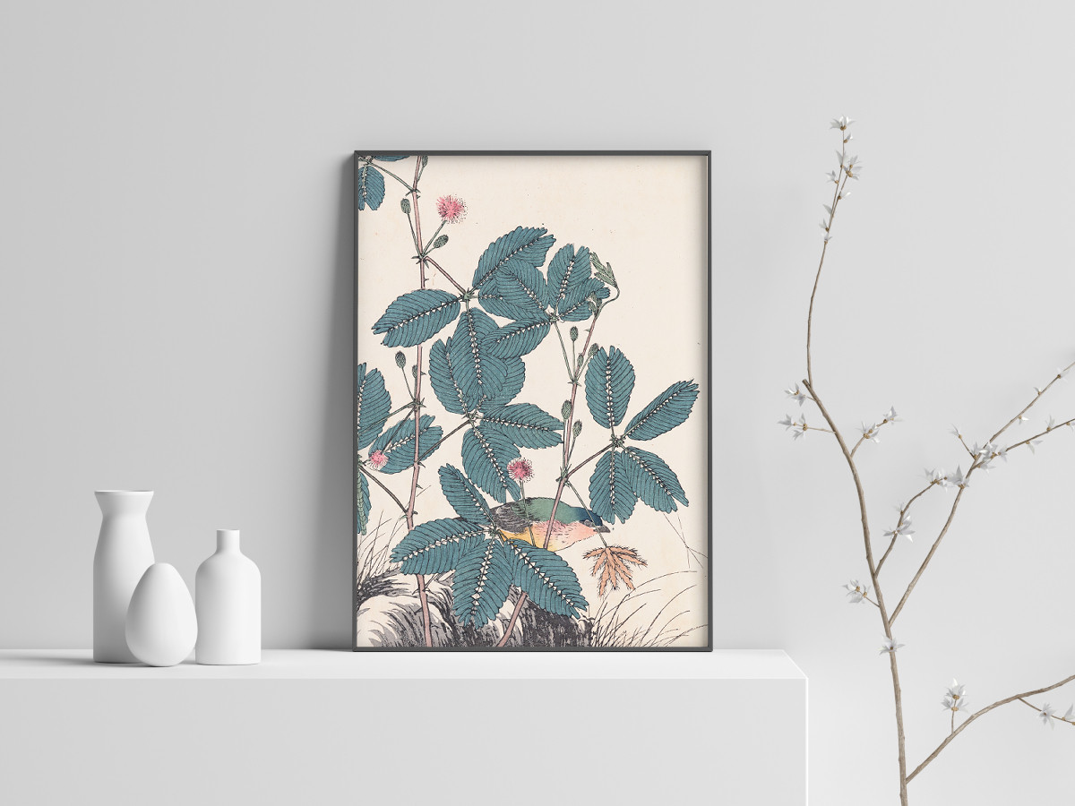 BARLI（バルリ）、上り下り、希少な額装用画集画、状態良好