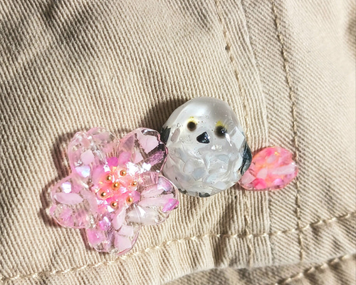 セット販売 シマエナガ ピンバッジ 海洋プラスチック 桜 4月末まで