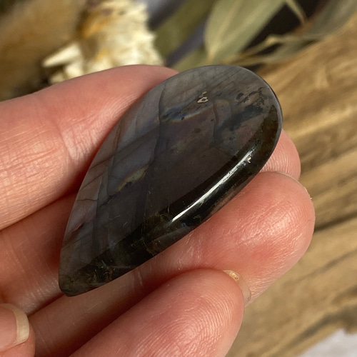 シルバー＋ブルー α♢ハイグレード ラブラドライト ルース 70 天然石