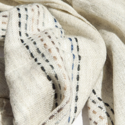 カシミアニットスカーフ ピュアウールスカーフ 手編みスカーフ ニットスカーフ - ギリシャメリノ クリスマス交換ギフト 友人の誕 17枚目の画像