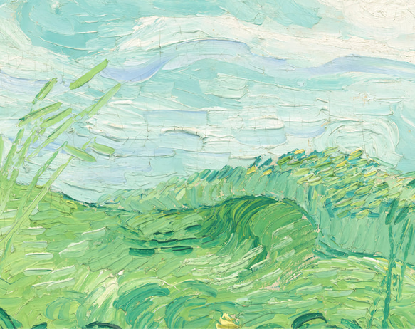 ゴッホ　Green Wheat Fields, Auvers　2枚セット　風景画　アートポスター　インテリアアート 12枚目の画像