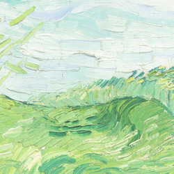 ゴッホ アートポスター グリーン「Green Wheat Fields, Auvers」 インテリアアート 有名絵画 13枚目の画像