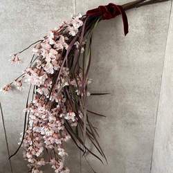 造花 しだれ桜ブーケ サクラ さくら アーティフィシャルフラワー 和装