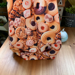 綺麗なプリント　ワンランク上のエコバッグ　クッキー 12枚目の画像