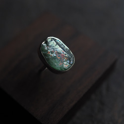 roman glass silver ring (nohara-iroduku) 4枚目の画像