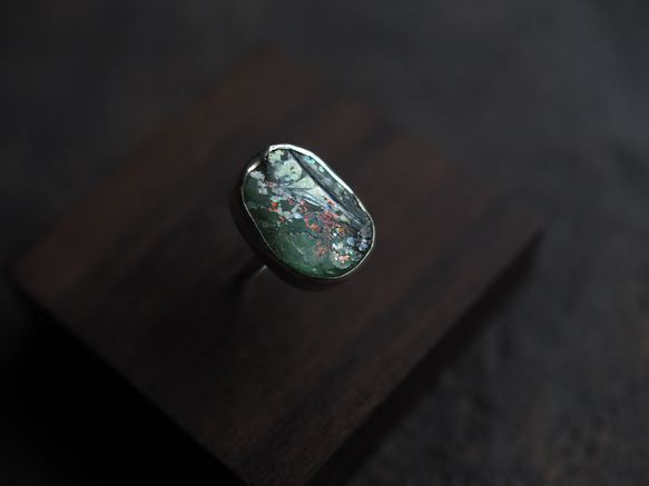 roman glass silver ring (nohara-iroduku) 4枚目の画像