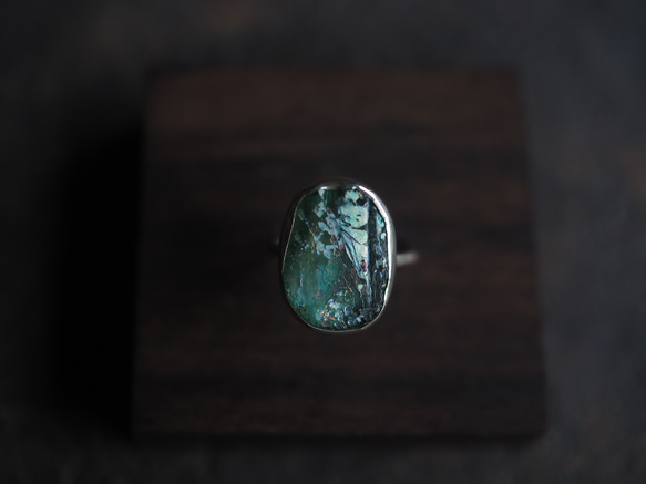 roman glass silver ring (nohara-iroduku) 2枚目の画像