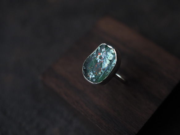 roman glass silver ring (nohara-iroduku) 3枚目の画像