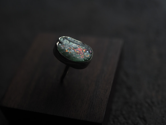 roman glass silver ring (nohara-iroduku) 8枚目の画像