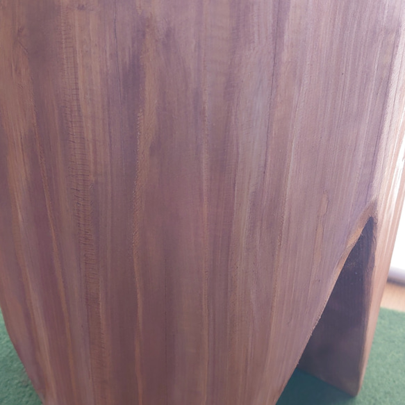 古木風 切株椅子・ヴィンテージ・ステイン塗装・丸太テーブル・オーガニック・超ラージサイズ 7枚目の画像