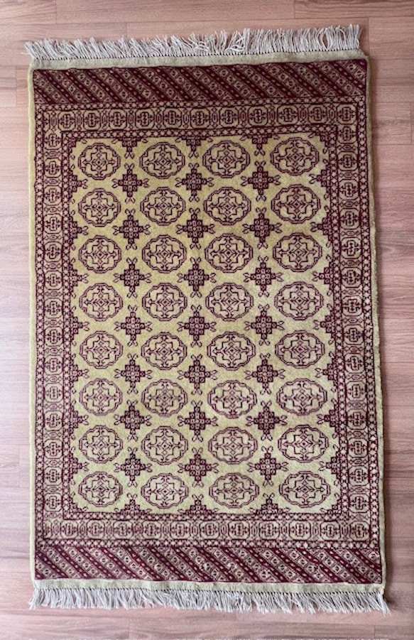 トライバルラグ ○送料無料○トライバルラグ【トルクメン】No.58564 玄関マット