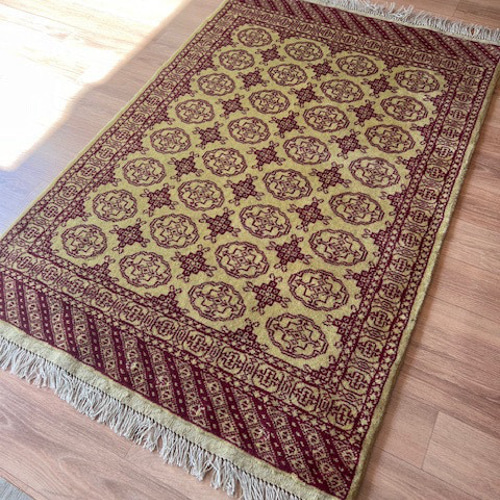 トライバルラグ ○送料無料○トライバルラグ【トルクメン】No.58564 玄関マット