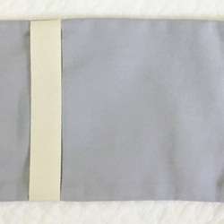 花刺繍のブックカバー（文庫本サイズ）・ピンク 4枚目の画像
