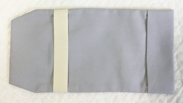 花刺繍のブックカバー（文庫本サイズ）・ターコイズグリーン 4枚目の画像
