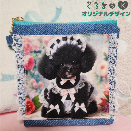 激レア女の子とチワワパネル生地 ハンドメイド 激レア女の子とチワワ