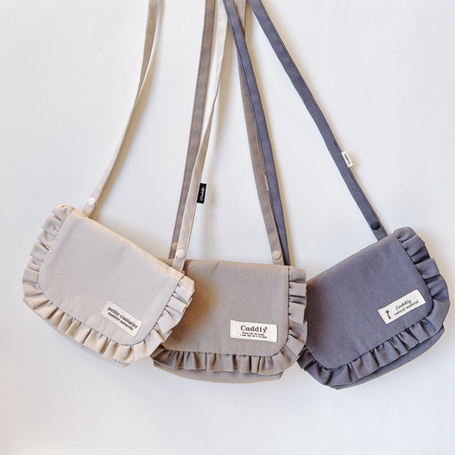 移動ポケットショルダー紐 フリルくすみカラーオックス②用ショルダー