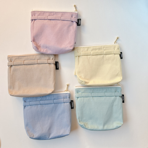 移動ポケット フリルファスナーくすみカラーオックス① 女の子用 入園