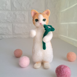 羊毛フェルト 猫 ［ニャンともページ］ 0_f3a83e0b34bba4033f1960f3d95a