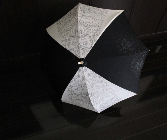 着物反物（麻入り）日傘・傘袋付き 11枚目の画像