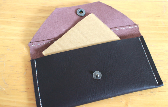 Easy Easy Wallet L Dark Brown 4枚目の画像