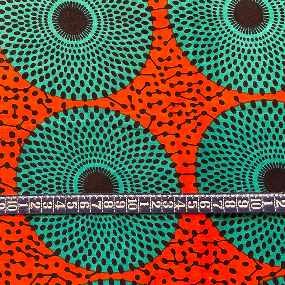 ハギレセット＊2枚組  生地  アフリカ布 アフリカン 小物作り ハンドメイド 手作り 手芸用品 布 3枚目の画像