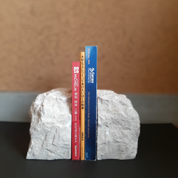 『ぶった切りブックエンド』　天然大理石のブックエンド　6 1枚目の画像