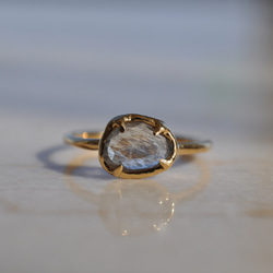 Moss Aquamarine Ring モスアクアマリン リング 2枚目の画像