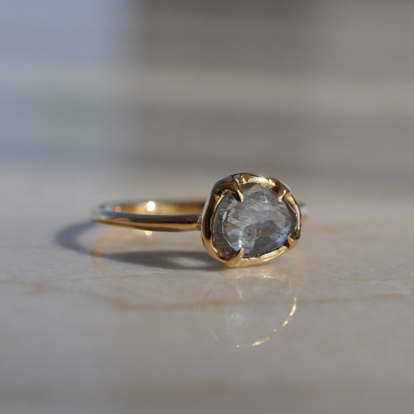 Moss Aquamarine Ring モスアクアマリン リング 4枚目の画像