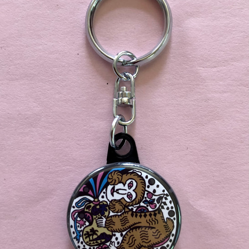 猿　頭蓋骨　キーホルダー Amazon.co.jp: [Qkbuza] ファニースカルキーチェーン スカル