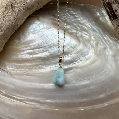 ラリマー　k10 ネックレス K10 ラリマー ネックレス ネックレス・ペンダント Caribbean Jewelry