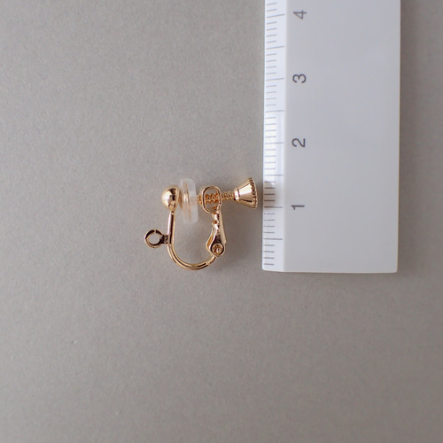 青山ストラスブルコ 翡翠と14Kのピアス