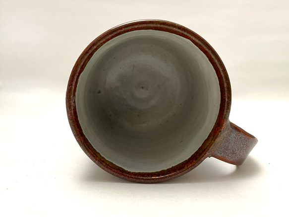 陶器のマグカップ/茶色/ 4枚目の画像