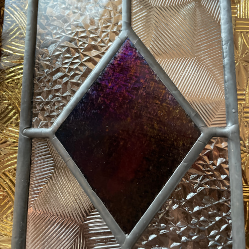 ステンドグラス パネル 大正ロマン クラシカルダイヤ その他インテリア