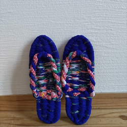 布を使って作った 「布わらじ・布ぞうり」☆ 綿 素材