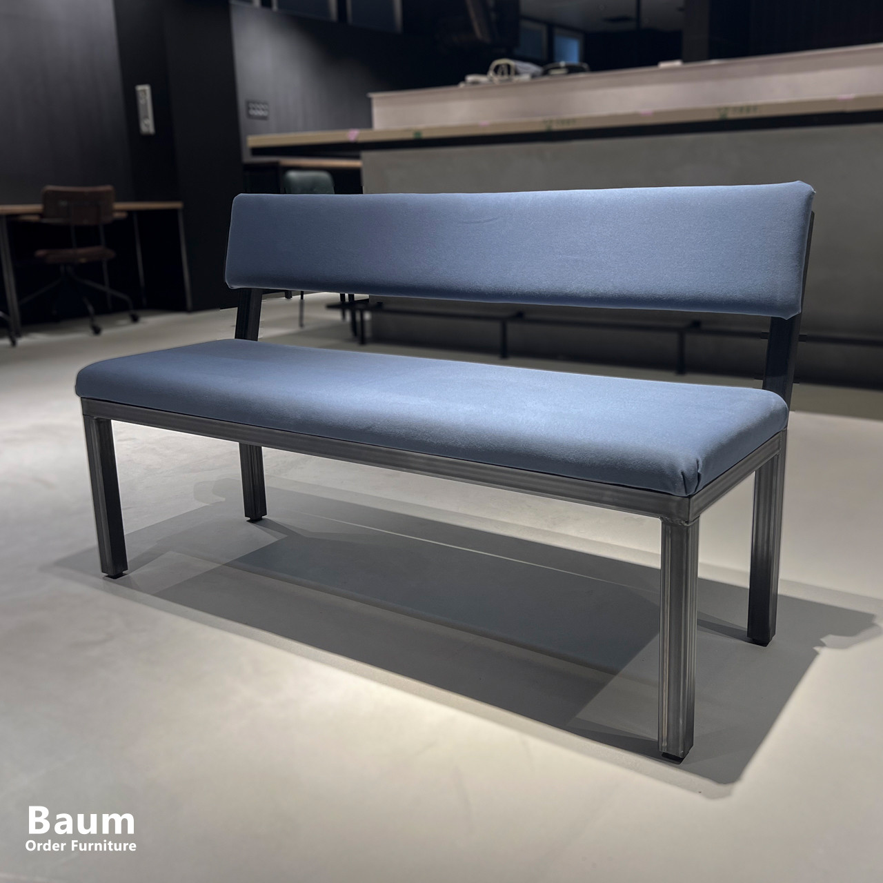 ＼送料無料／[S.T Cushion Bench(背もたれ)]ダイニングベンチ 帆布 コーデュロイ ベンチ-72_c-