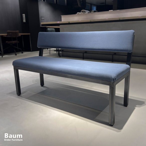 ＼送料無料／[S.T Cushion Bench(背もたれ)]ダイニングベンチ 帆布 コーデュロイ ベンチ-72_c- 1枚目の画像