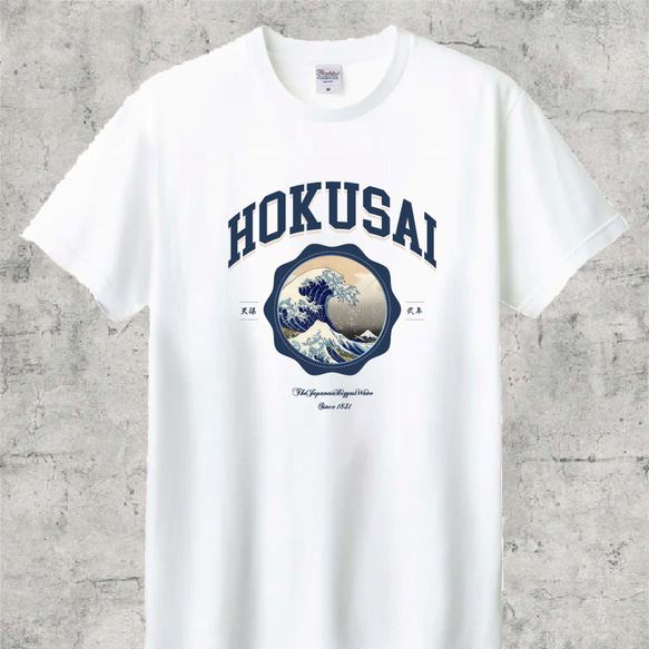 HOKUSAI　半袖Tシャツ 1枚目の画像