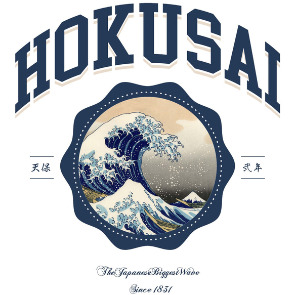 HOKUSAI　半袖Tシャツ 2枚目の画像