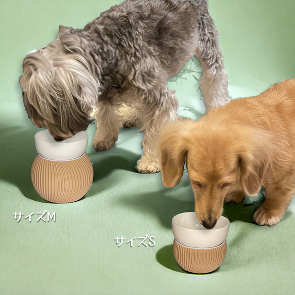 犬猫用　食器台　餌台 フードボウル 水飲み台 小型犬 超小型犬 猫 8枚目の画像