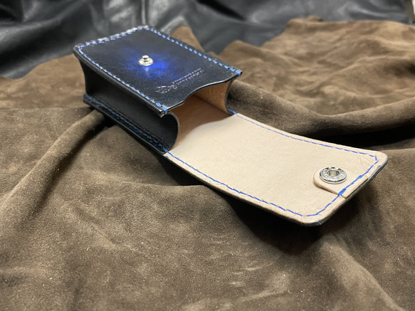 封面塔羅牌盒-隱士-迷你哥德藍 第2張的照片