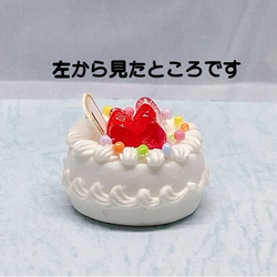 【ナンバーが入れられる】バースデーケーキ　NO.1　ミニチュアケーキ 5枚目の画像