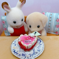 【ナンバーが入れられる】バースデーケーキ　NO.3　ミニチュアケーキ 5枚目の画像