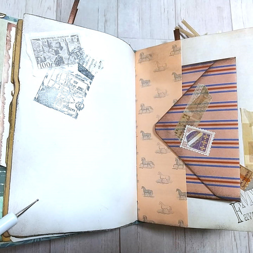 ジャンクジャーナル　junk journal雑記帳　エフェメラセット 6da14d7bc05d331ce3b2f1c5c2e658